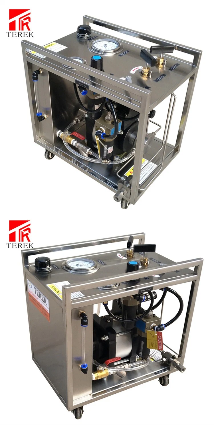 Air Driven Liquid Pumps High Pressures 10-60000 Psi for Hose Valve Pipe Cylinder Pressure Testing