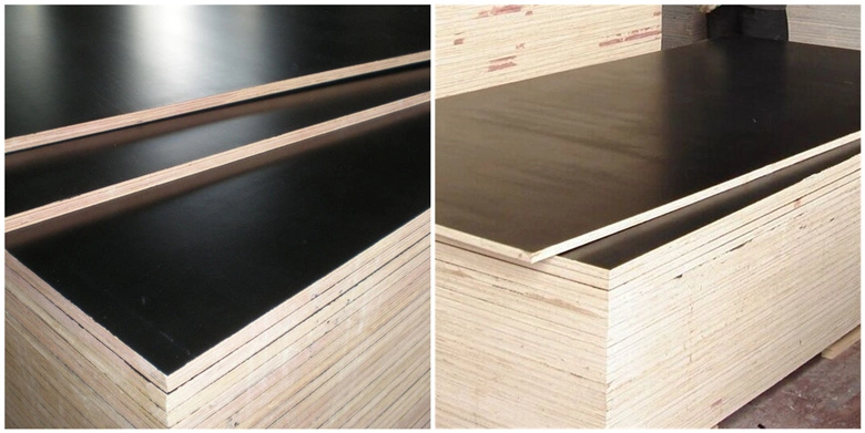Waterproof/Marine/Shuttering/Construction/Phenolic/Hardwood/Black/Brown Film Faced Commercial Plywood Building Material