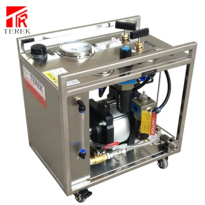 Prova idraulica del tubo flessibile della pompa di prova della pressione dell'acqua ad alta pressione di marca Terek Prova della pressione del liquido